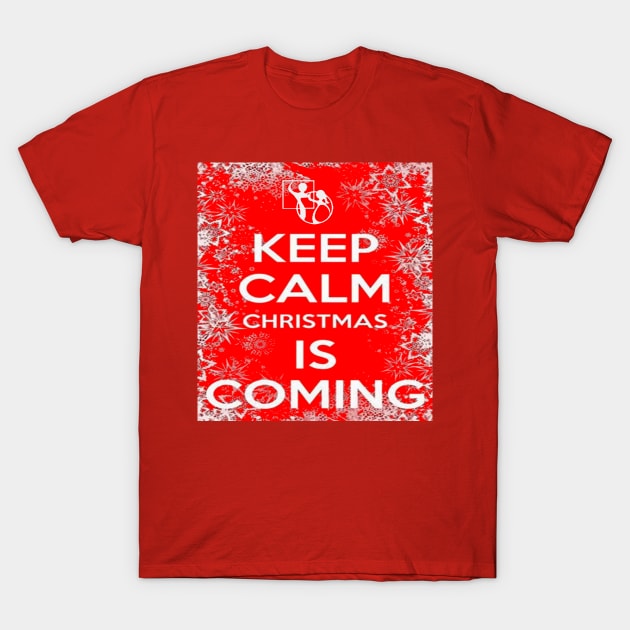 Christmas Keep Calm T-Shirt by DWHT71